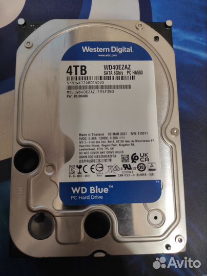 Western Digital WD 4 TB blue