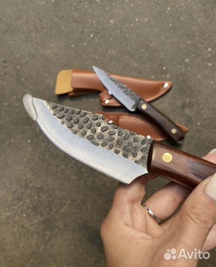 Нож мини-тяпка разделочный походный