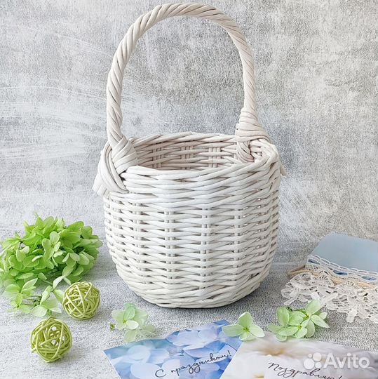 Корзина плетёная