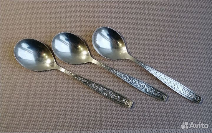 Мельхиоровые ложки СССР для гарнира