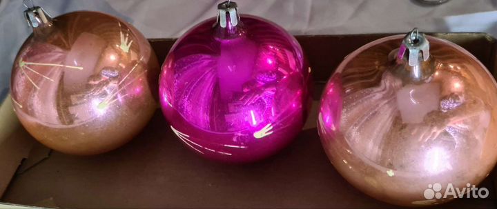 Елочные игрушки СССР шары 