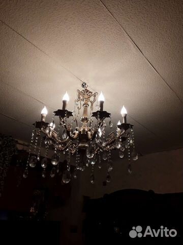 Люстра потолочная подвесная бу