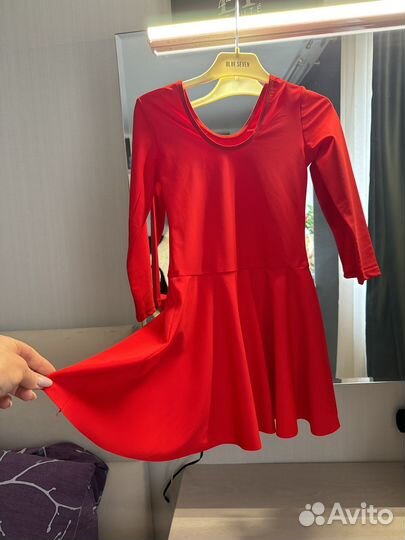 Купальник гимнастический с юбкой