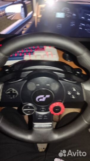 Игровой руль logitech driving force gt