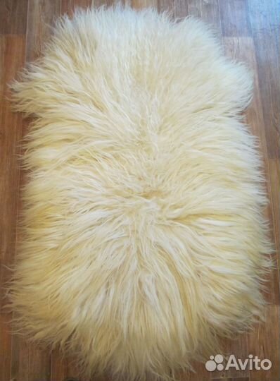Шкуры овечьи пуховые с длинным ворсом