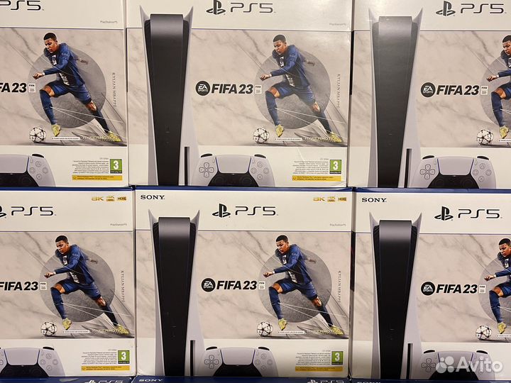 Sony playstation 5 ps5 с дисководом+Fifa 2023 игра