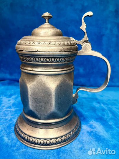 Пивная кружка, подсвечник оловянные