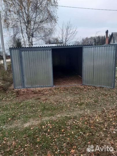 Гараж металлический хозблок пенал