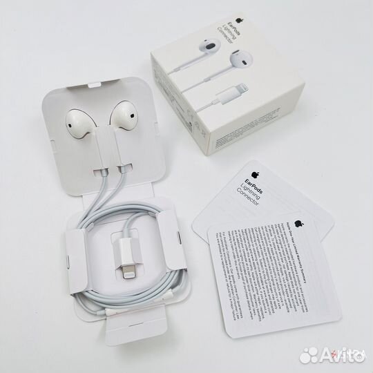 Проводные Наушники Apple Ear Pods Lightning
