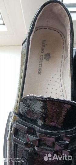 Туфли для девочки, лоферы