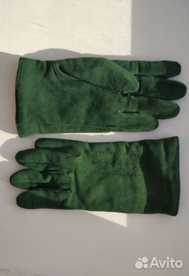 Перчатки женские замшевые новые