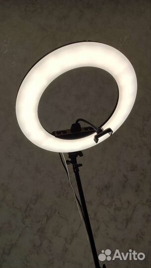 Лампа кольцевая 45 см