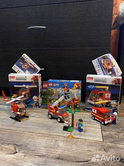 Конструкторы Lego и Sluban