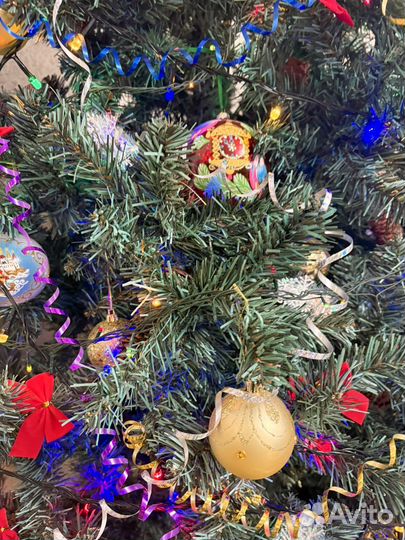 Ель искуственная бу 180 см из 3 частей