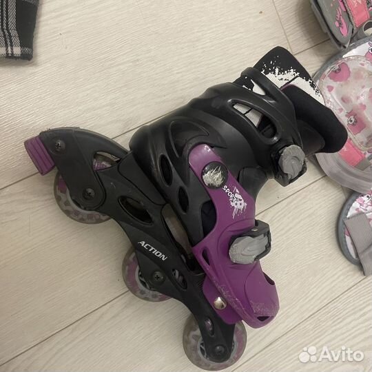 Детские ролики и защита