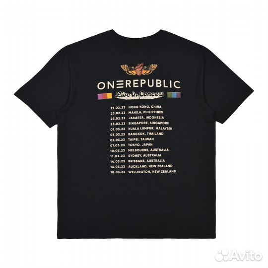 Футболка-мерч OneRepublic 2023 Tour