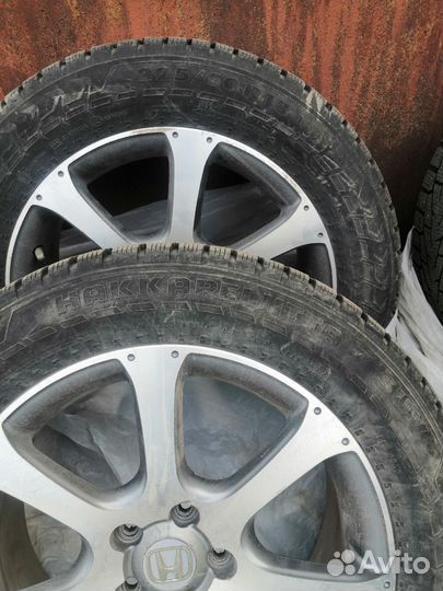 Литые диски Honda crv 3 r18 5x114. 3 с резиной бу