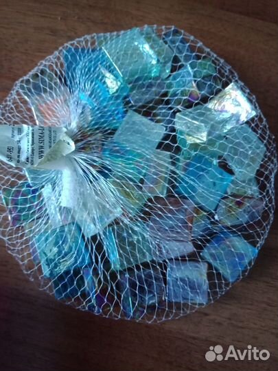 Камни стеклянные для декора