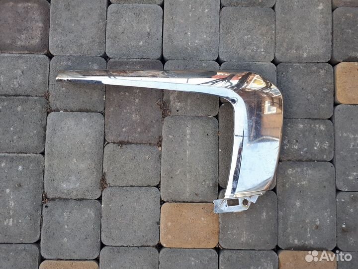 Накладки переднего бампера Mitsubihi Outlender 3