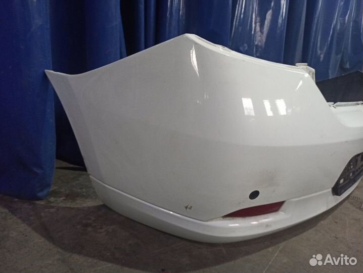 Бампер задний с парктрониками. Рено логан 2