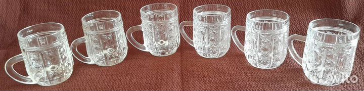 Хрустальные кружки, пивные кружки