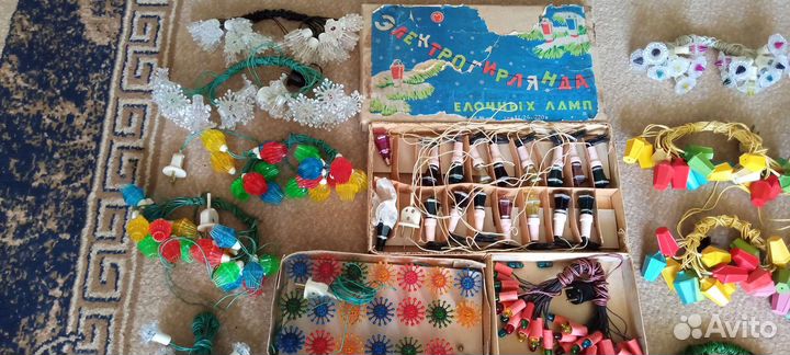 Гирлянды ссср,лесная сказка, фонарики, радуга 1