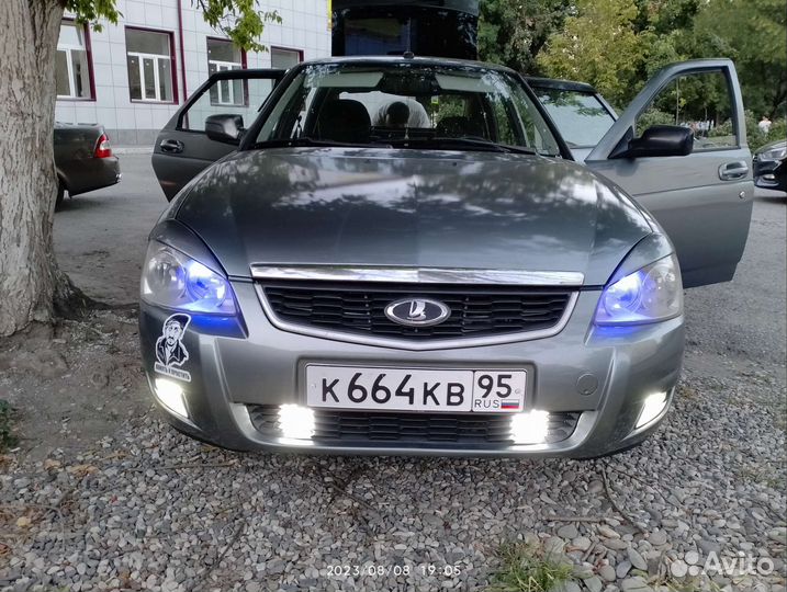 Панель приборов на priora