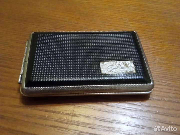 Портсигар нем, ложки мельхиор