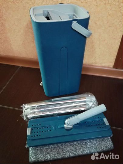 Швабра с ведром и отжимом на 8л