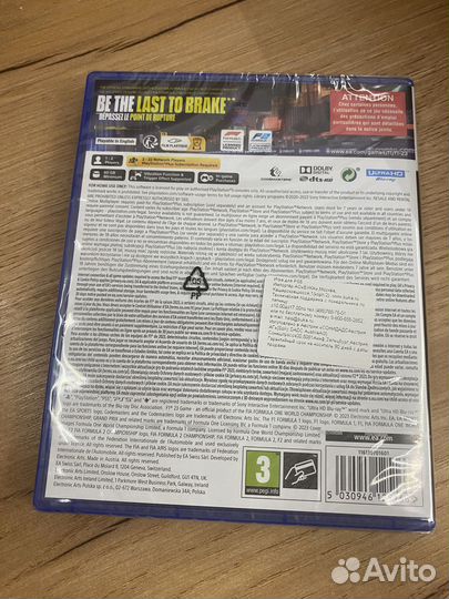 F1 23 Стандартное издание диск для PS5 новый