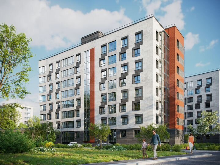 1-к. квартира, 42,9 м², 5/8 эт.