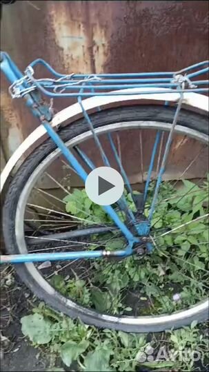 Старый велосипед СССР