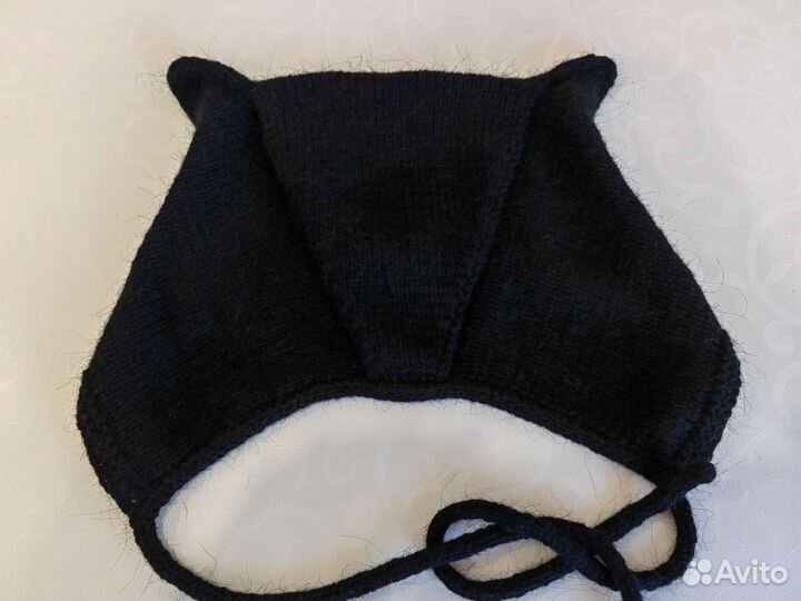 Чепчик женский с ушками (шапка с ушками)