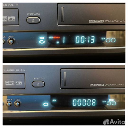 DVD S-VHS Tuner Ресивер 6head Samsung