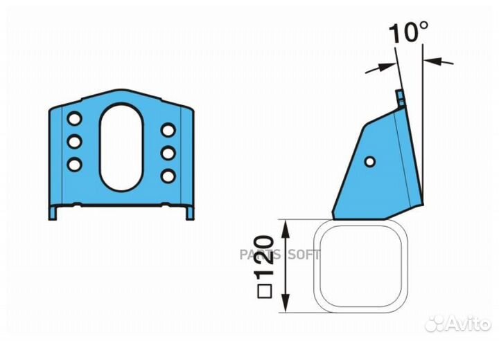 BPW 0318235780 03.182.35.78.0 кронштейн тормозной