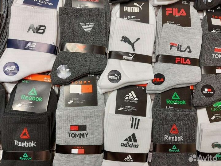 Носки Nike Adidas Puma Reebok