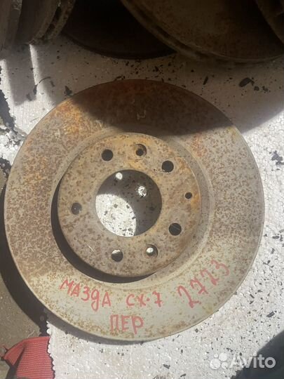 Диск тормозной передний mazda cx-7