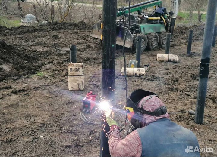 Винтовые сваи 108