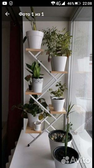 Подставка под цветы Каскад - на 6, 5,и 4 полоки