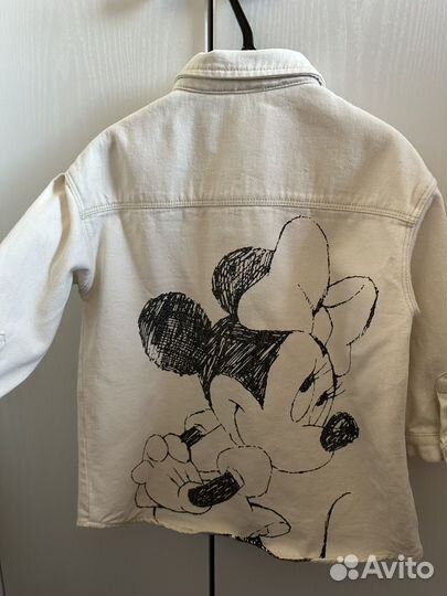 Джинсовая куртка-рубашка