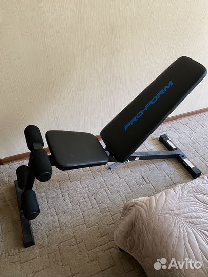 Скамья для жима и пресса, тренажер