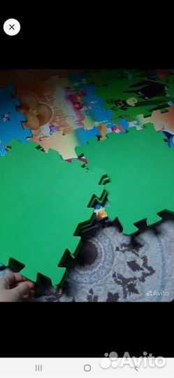 Детский коврик пазл
