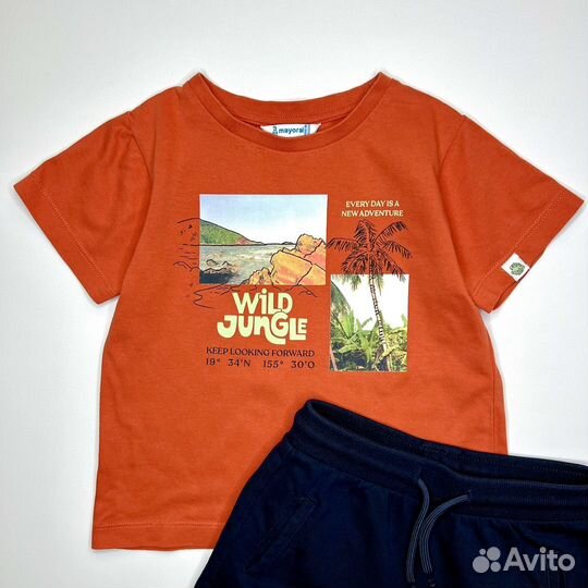 Футболка и шорты Mayoral 98 для мальчика