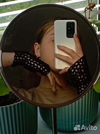 Митенки вязаные