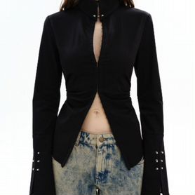 Рубашка блуза Pierced blouse Black sorelle