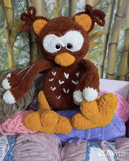 Вязаные игрушки сова