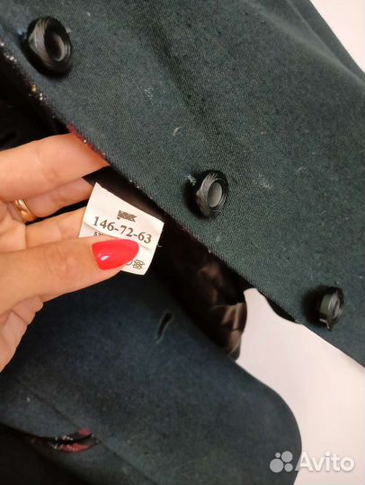 Школьная форма Пиджак зелёный для девочки