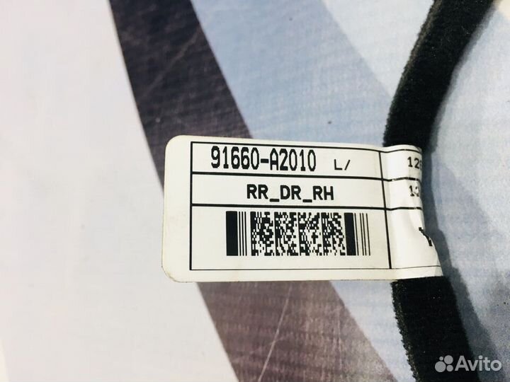 Проводка двери Kia Ceed 2, задняя правая