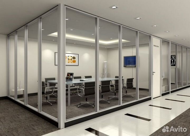 Новые стеклянные перегородки