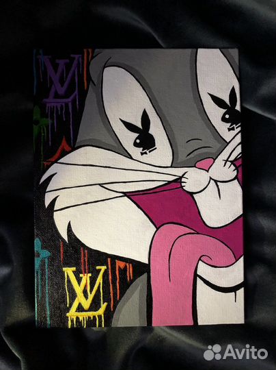 Картина на холсте bugs bunny
